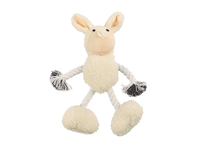 Peluche pour Chien "Lapin" 30cm Écru