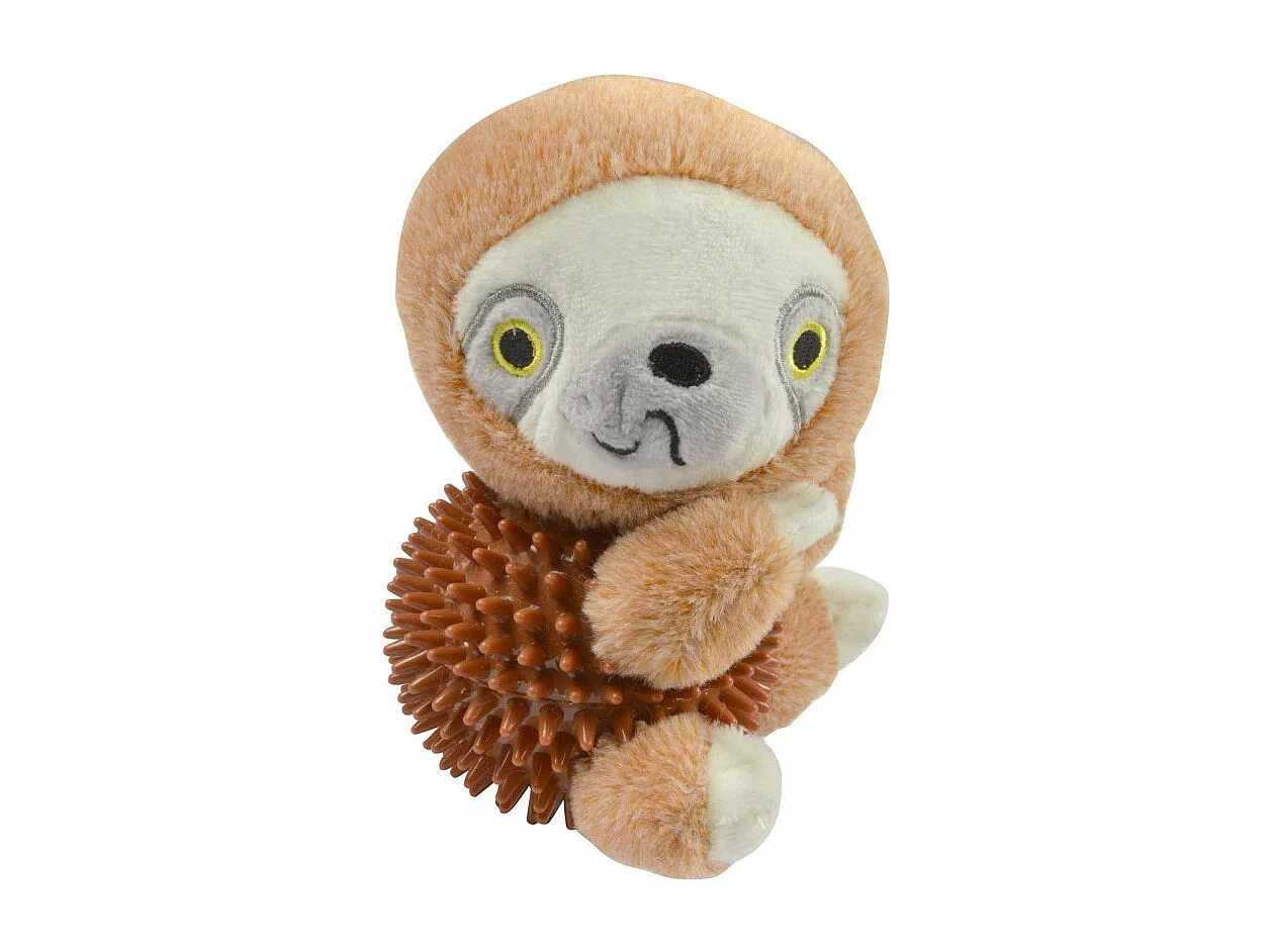 Jouet pour Chien Sonore "José le Paresseux" 16cm Marron