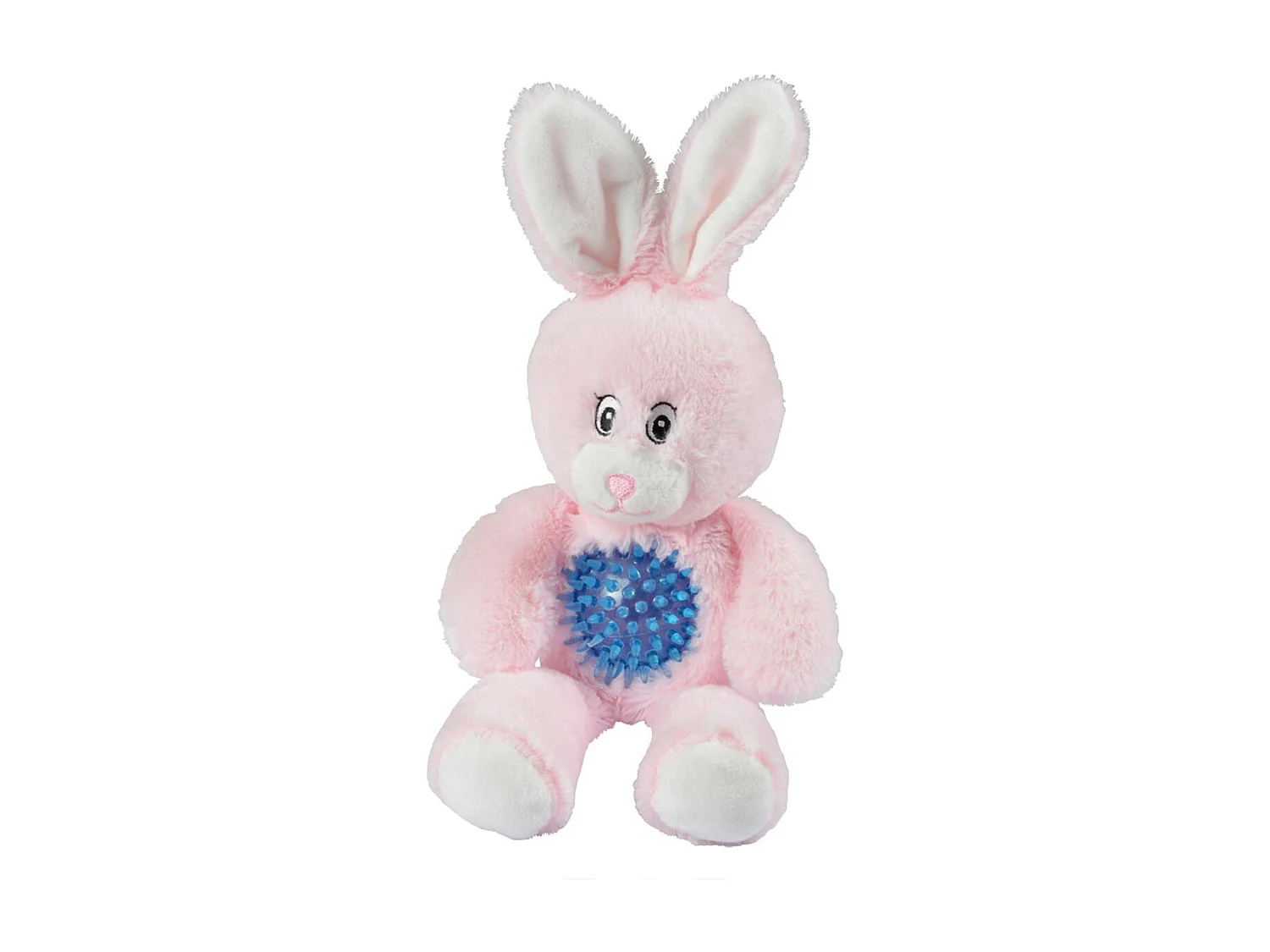 Jouet pour Chien Sonore "Pitchou le Lapin" 27cm Rose