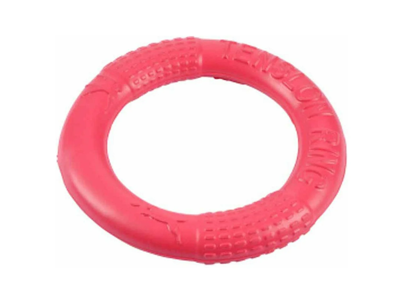 Jouet pour Chien "Anneau Eva Fitness" 17cm Rouge