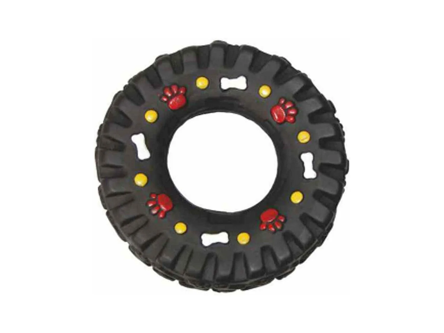 Jouet pour Chien "Pneu" 13cm Noir