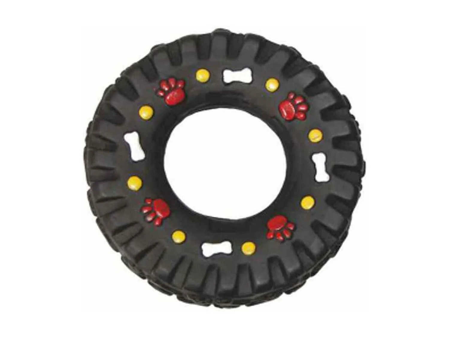 Jouet pour Chien "Pneu" 13cm Noir
