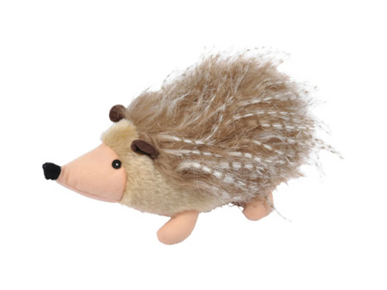 Peluche pour Chien "Hérisson" 27cm Marron