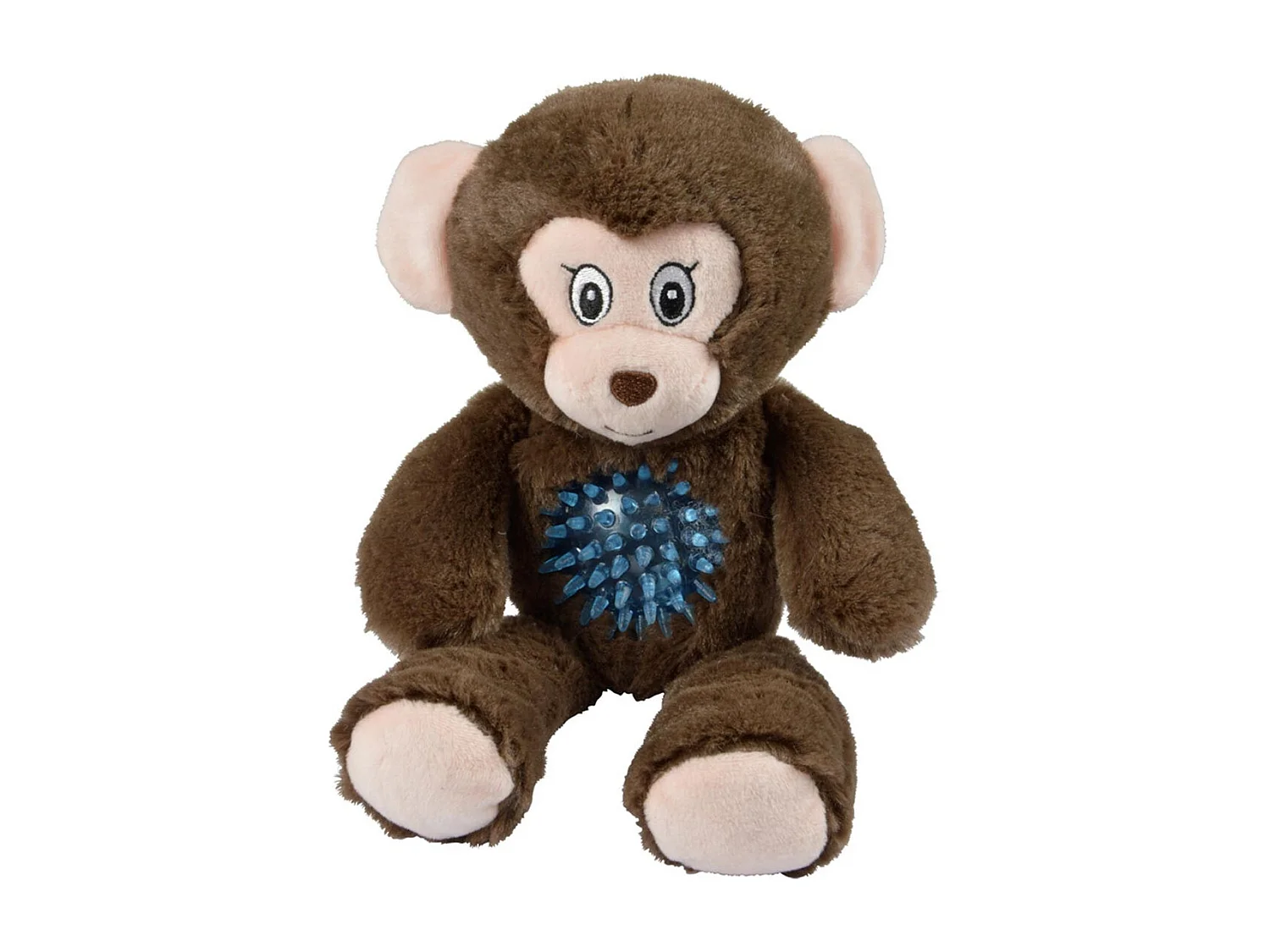 Jouet pour Chien Sonore "Filou le Singe" 27cm Marron