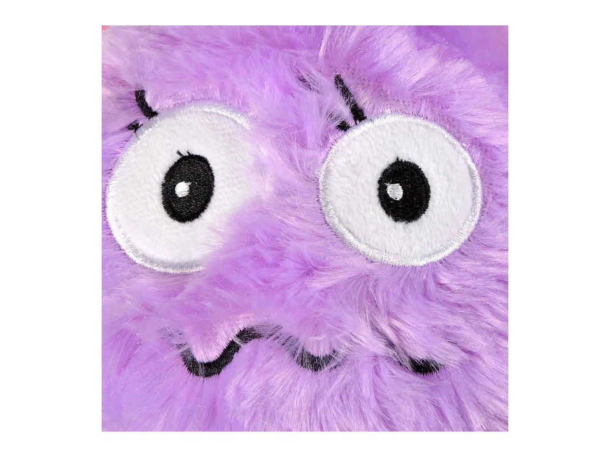 Jouet pour Chien "Léo le Monstre" 14cm Violet