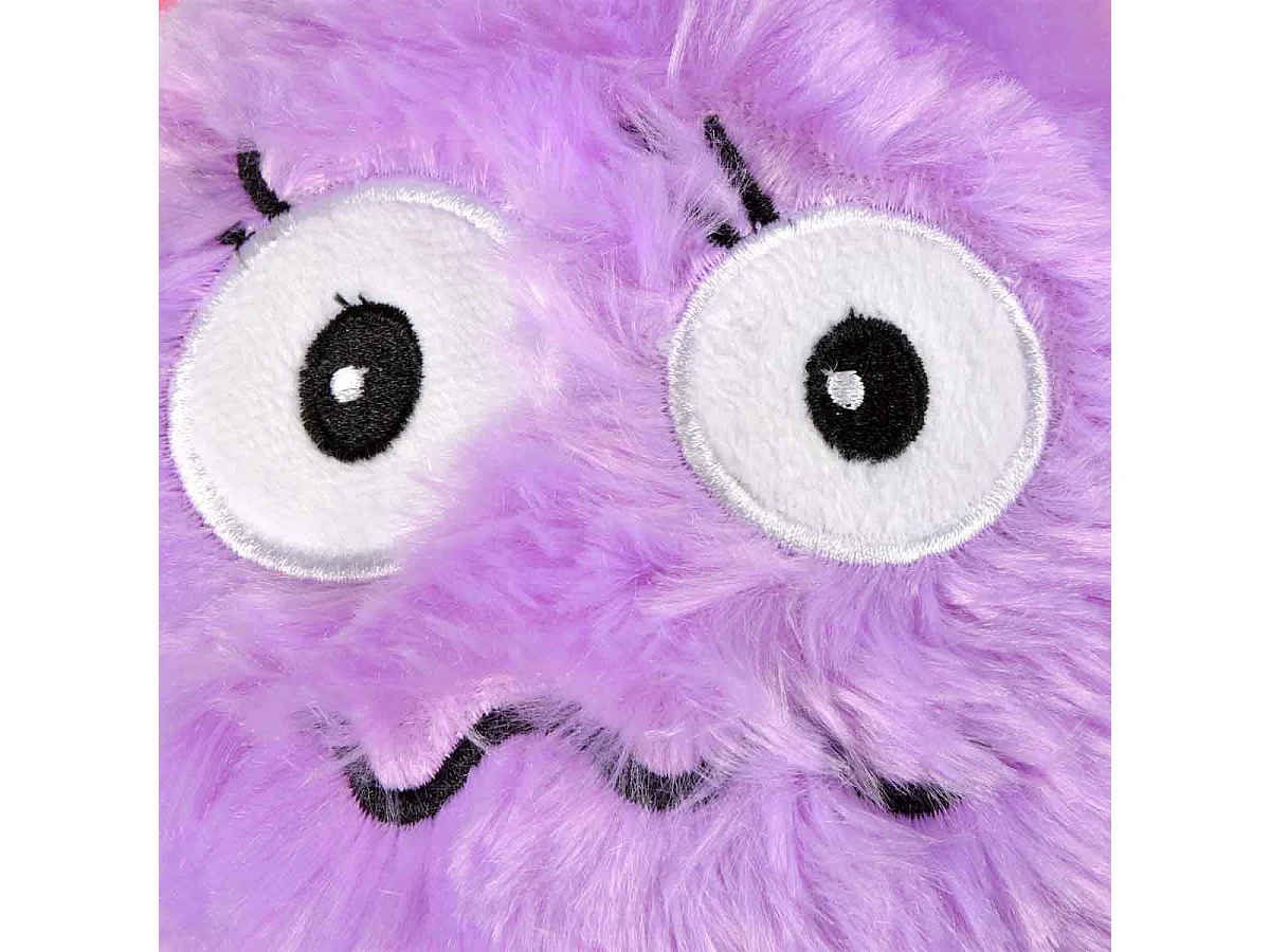 Jouet pour Chien "Léo le Monstre" 14cm Violet