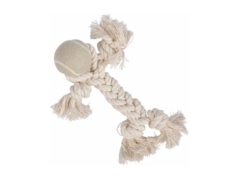 Juguete de cuerda en forma de muñeco para perro