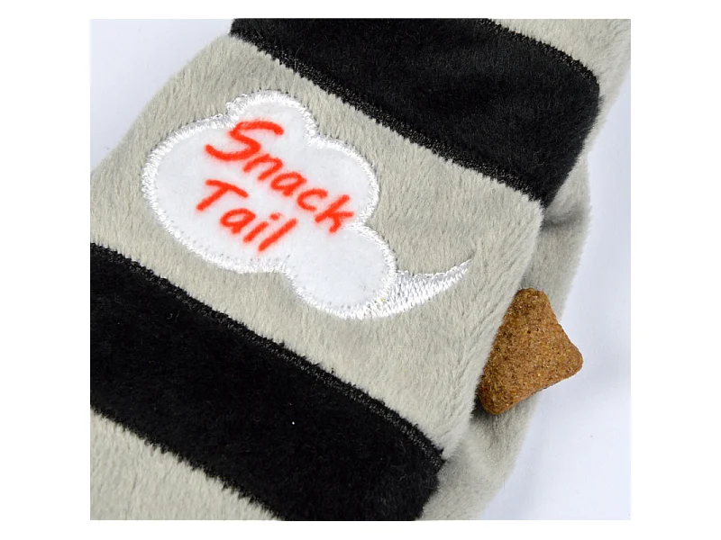 Peluche pour Chien "Raton Laveur" 45cm Gris