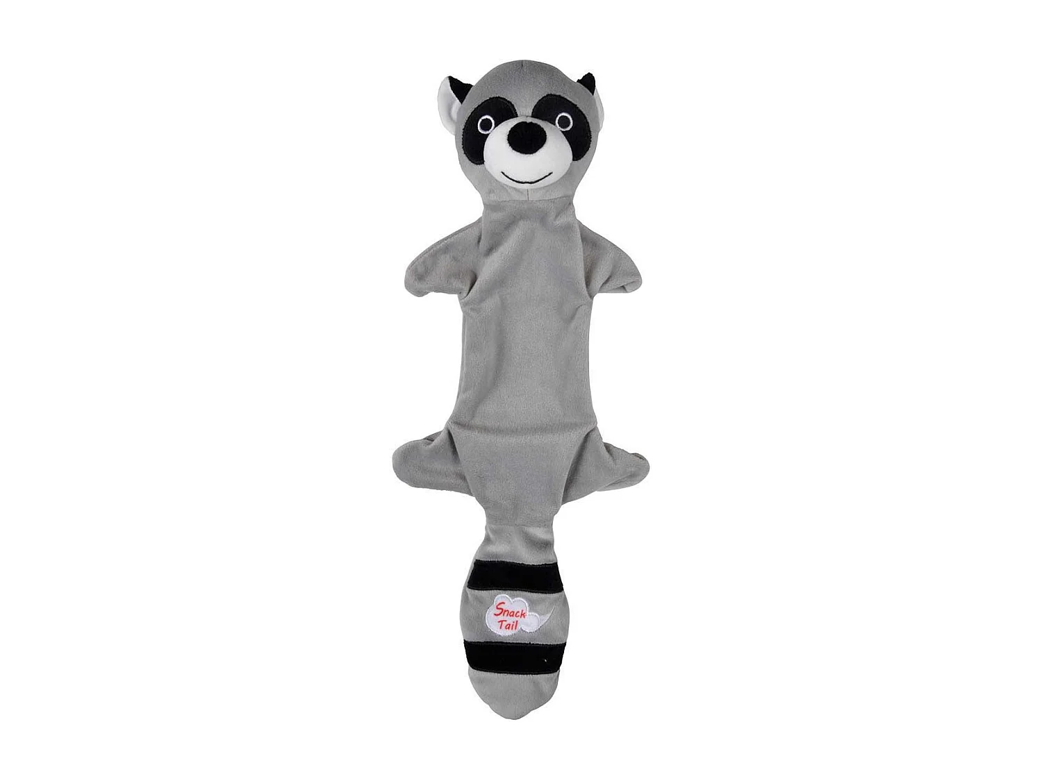 Peluche pour Chien "Raton Laveur" 45cm Gris