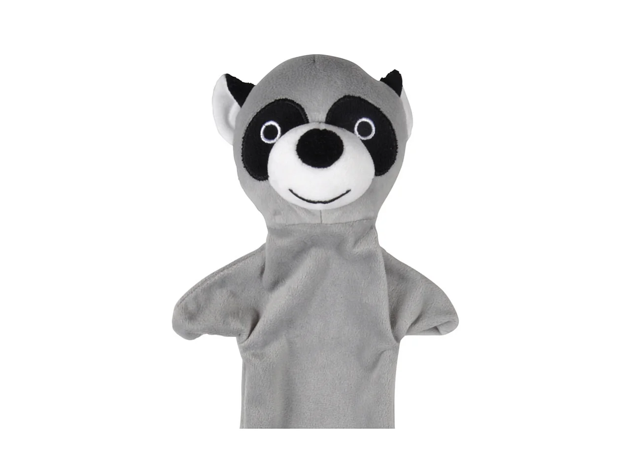 Peluche pour Chien "Raton Laveur" 45cm Gris
