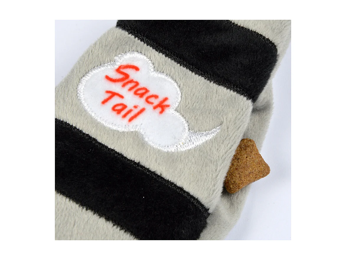 Peluche pour Chien "Raton Laveur" 45cm Gris