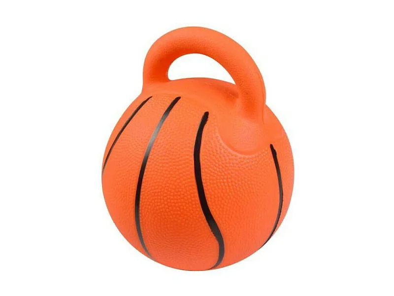 Jouet pour Chien "Ballon de Basket" 20cm Orange