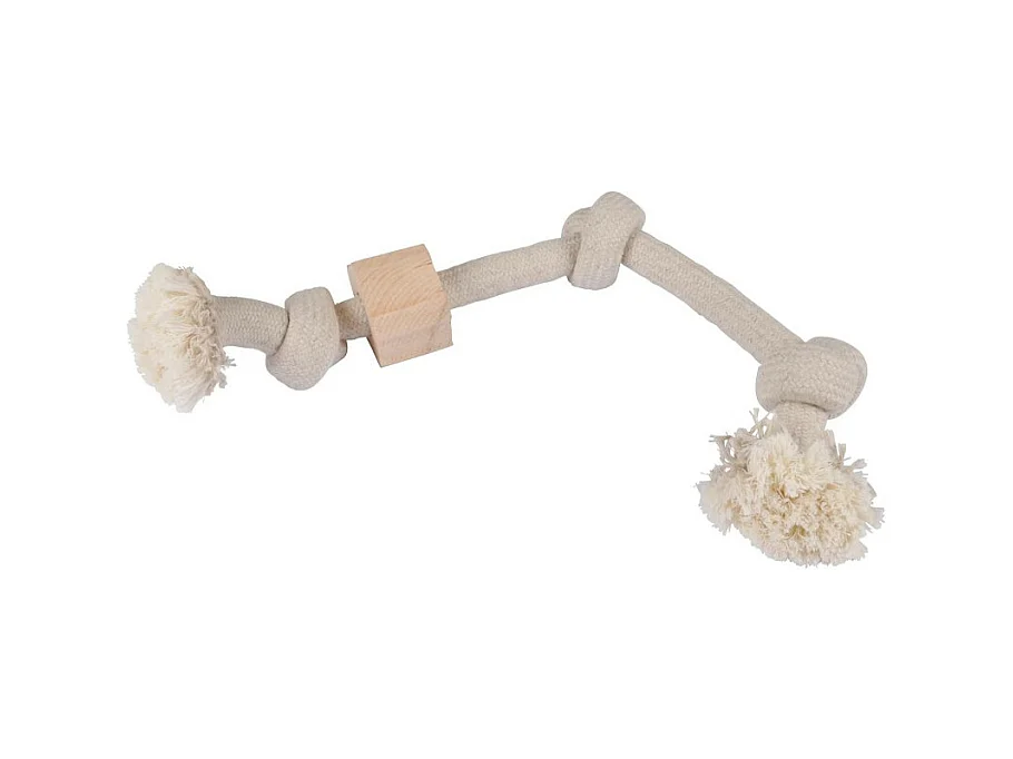 Jouet pour Chien "Corde 3 Nœuds" 48cm Naturel