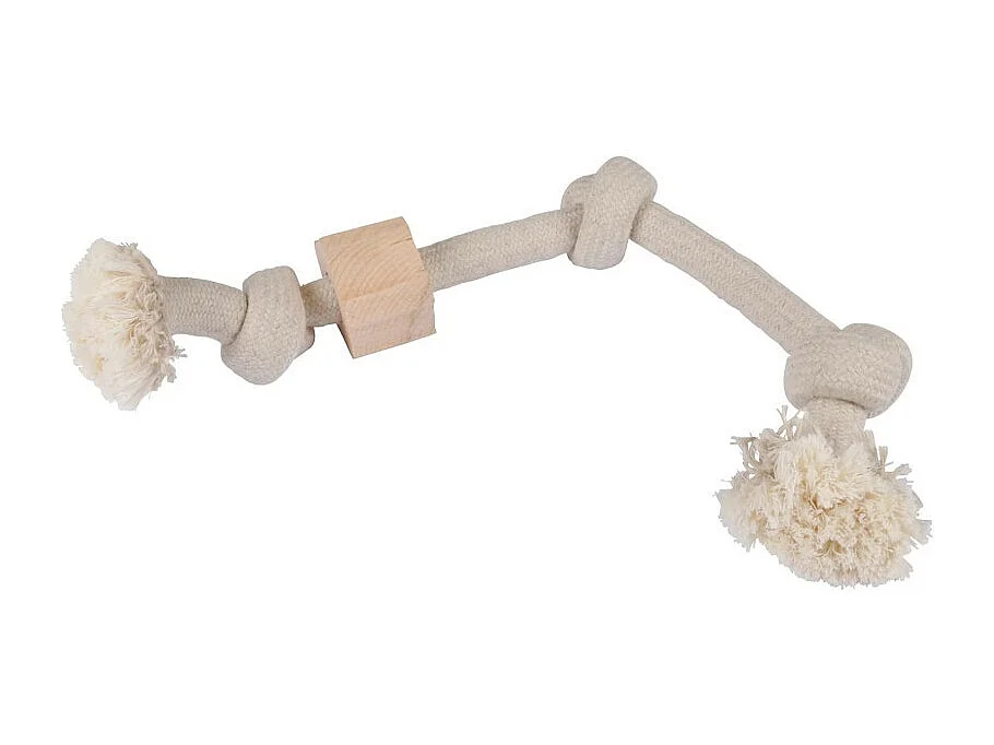 Jouet pour Chien "Corde 3 Nœuds" 48cm Naturel
