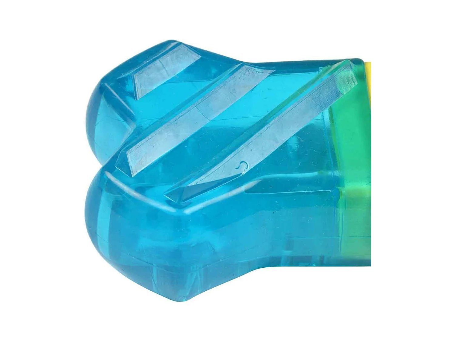 Jouet pour Chien Givré "Os" 13cm Bleu & Jaune