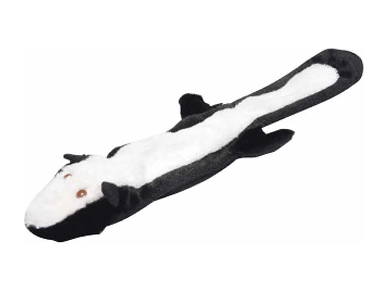 Peluche pour Chien "Putois" 48cm Noir & Blanc