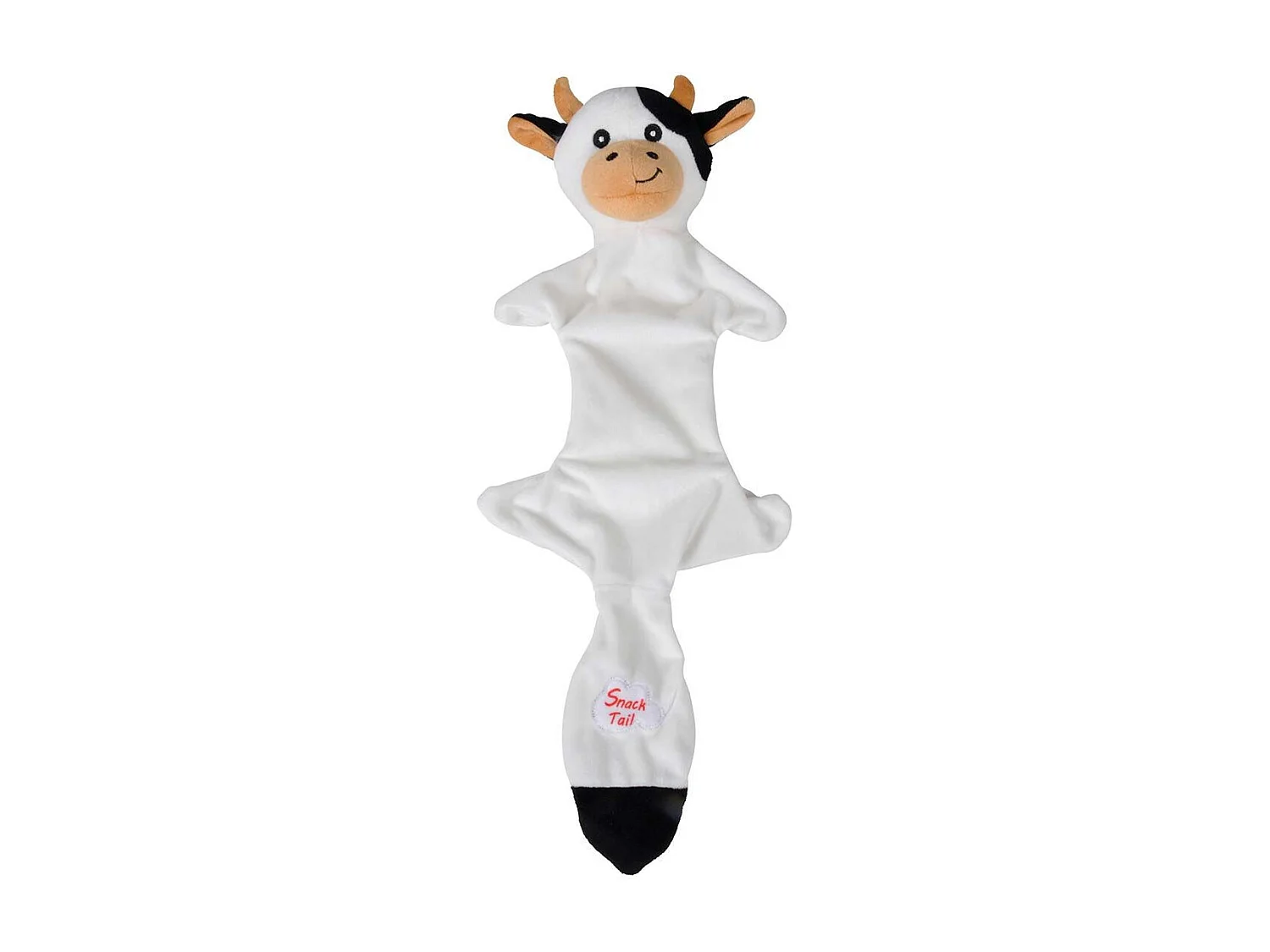 Peluche pour Chien "Vache" 45cm Noir & Blanc