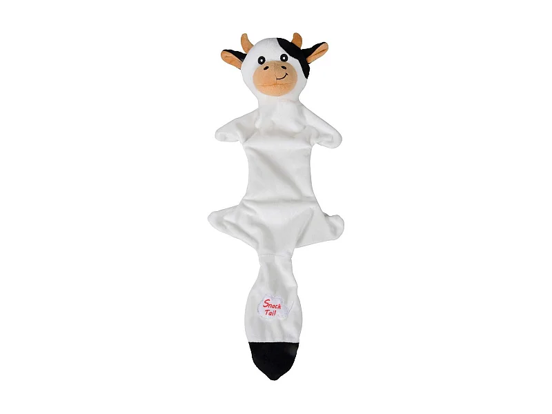 Peluche pour Chien "Vache" 45cm Noir & Blanc