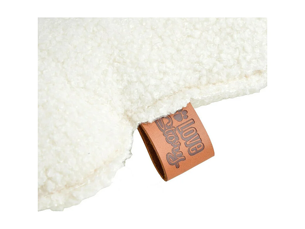 Jouet Peluche Os pour Chien "Wooly" 37cm Écru