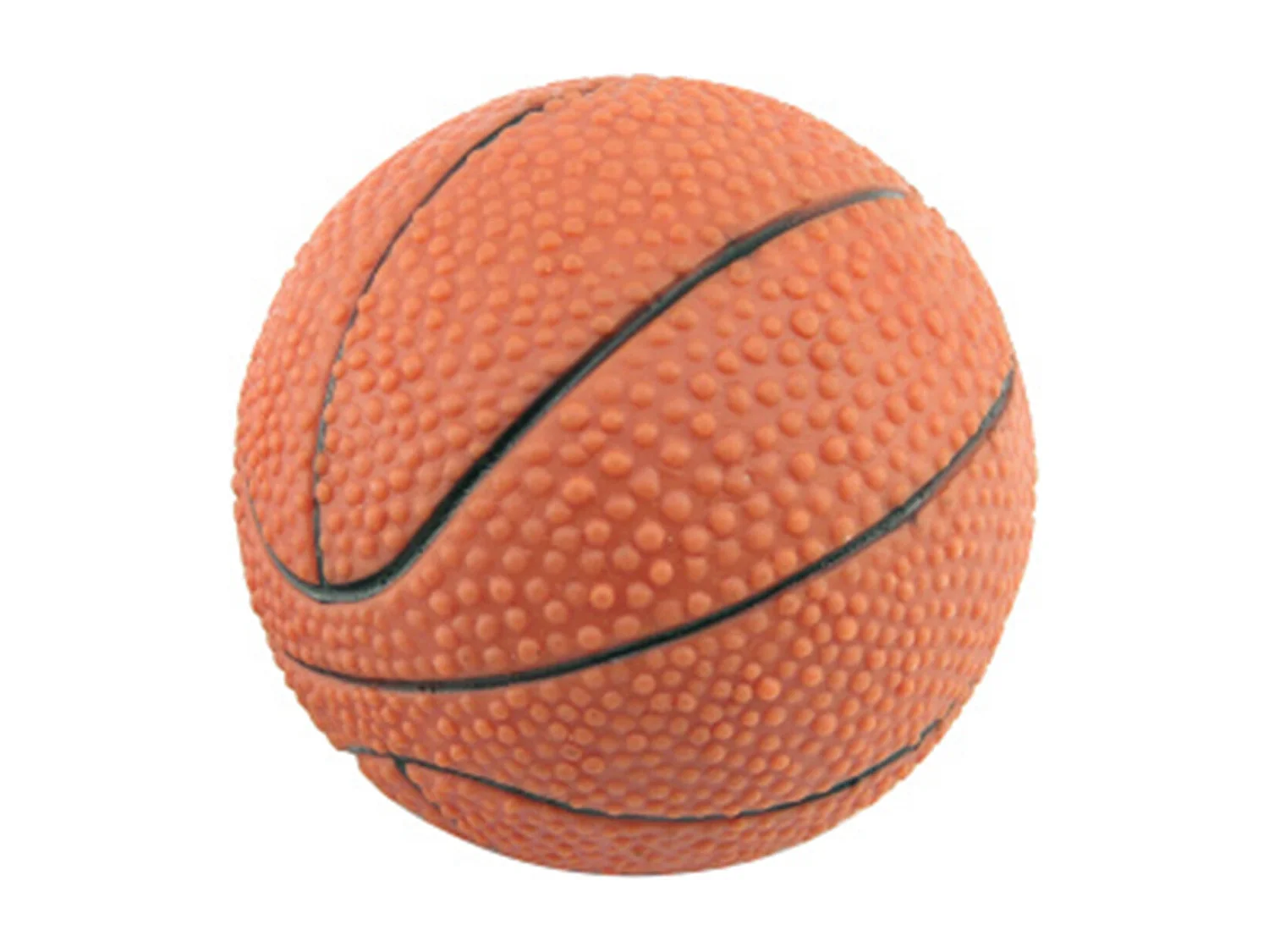 Jouet pour Chien "Balle de Basket" 7cm Orange