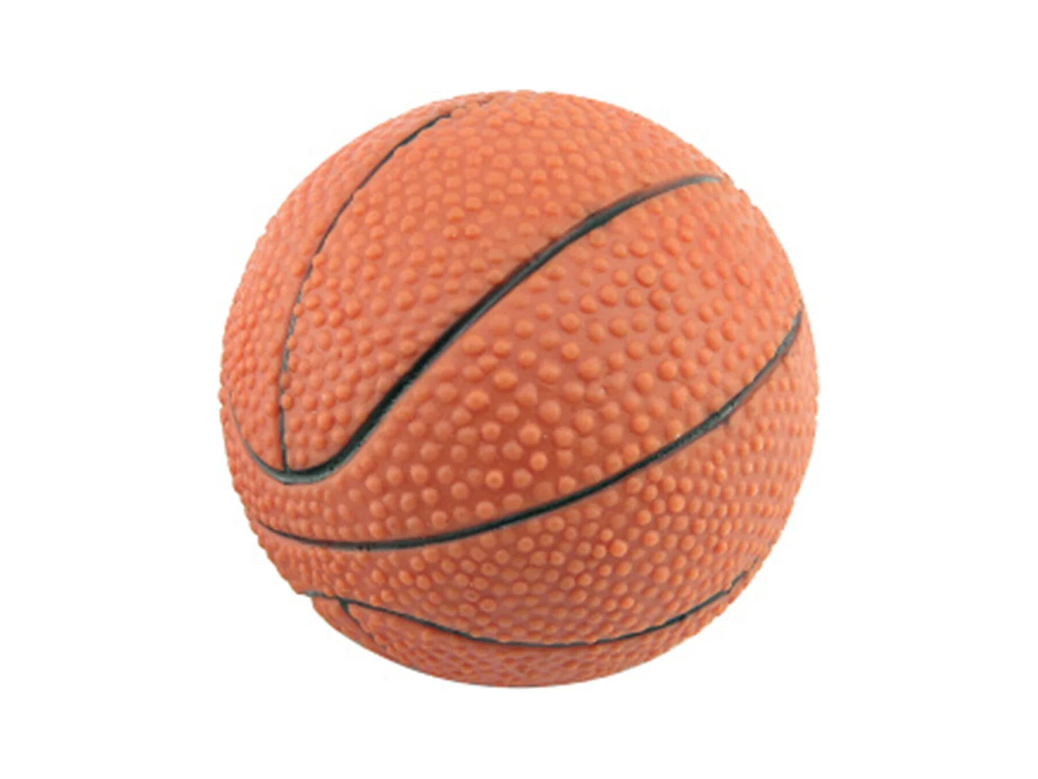 Jouet pour Chien "Balle de Basket" 7cm Orange