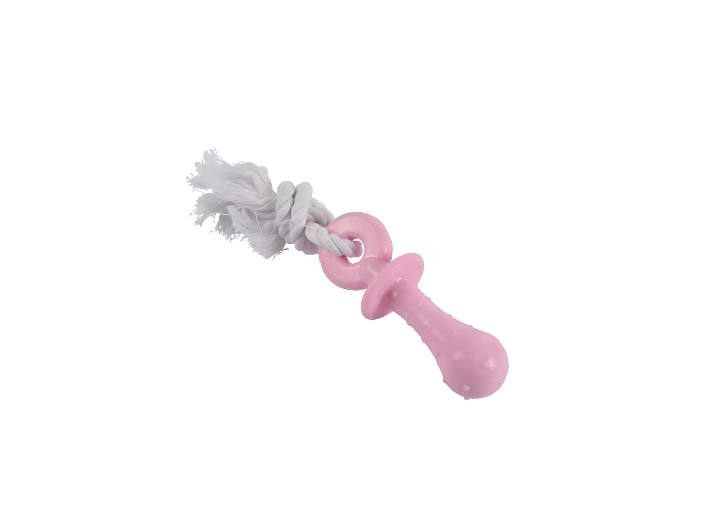 Jouet pour Chien & Chat Tétine "Puppy" 12cm Rose