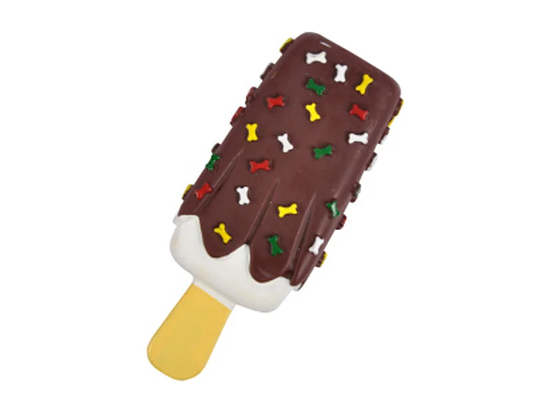 Jouet pour Chien "Glace" 15cm Marron