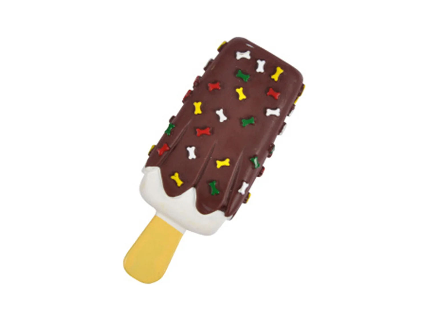 Jouet pour Chien "Glace" 15cm Marron