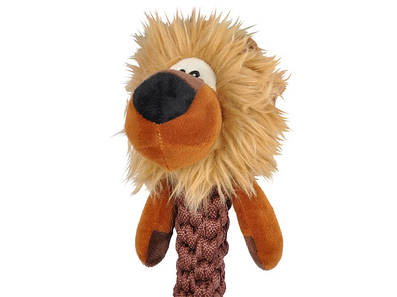 Peluche pour Chien "Lion" 34cm Marron