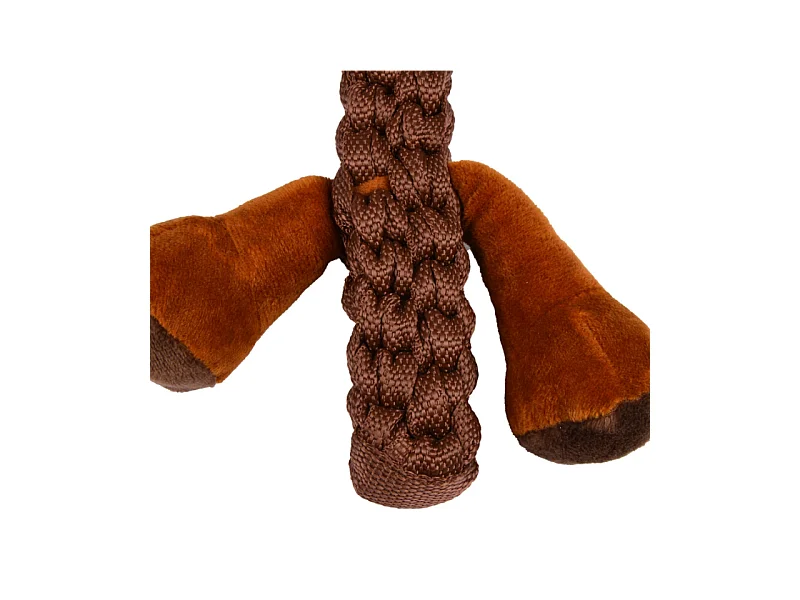 Peluche pour Chien "Lion" 34cm Marron