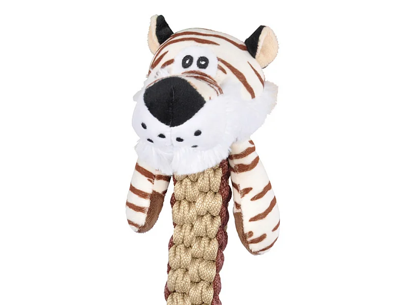 Peluche pour Chien "Tigre" 34cm Marron