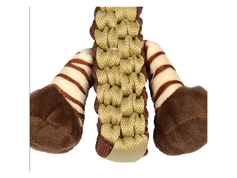 Peluche pour Chien "Tigre" 34cm Marron