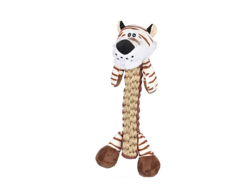 Peluche pour Chien "Tigre" 34cm Marron