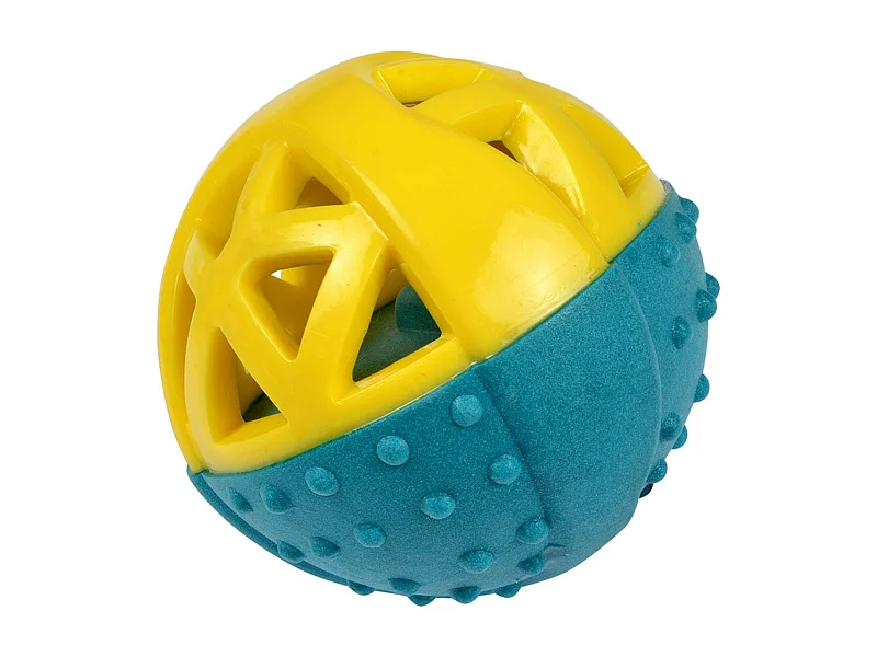 Jouet pour Chien Balle "Géométrique" 9cm Bleu