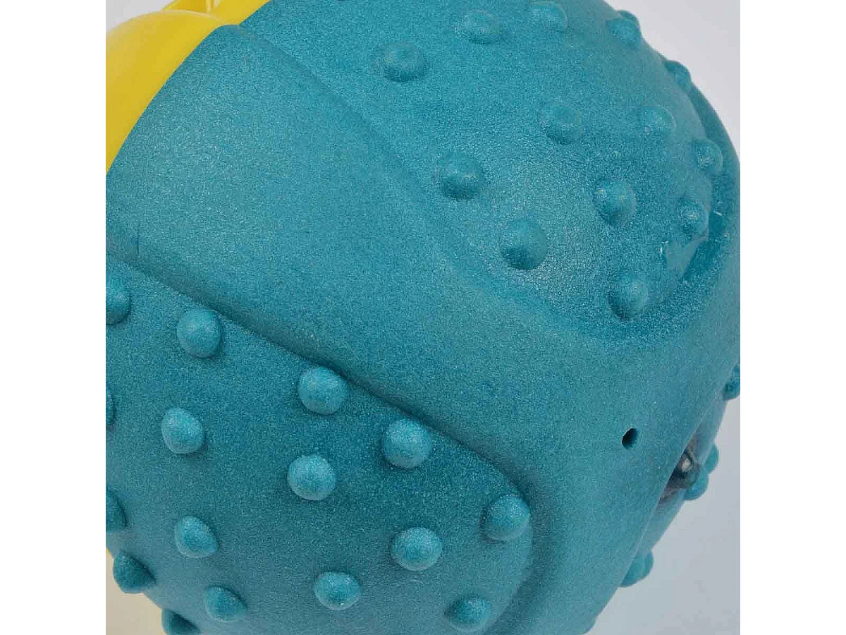 Jouet pour Chien Balle "Géométrique" 9cm Bleu