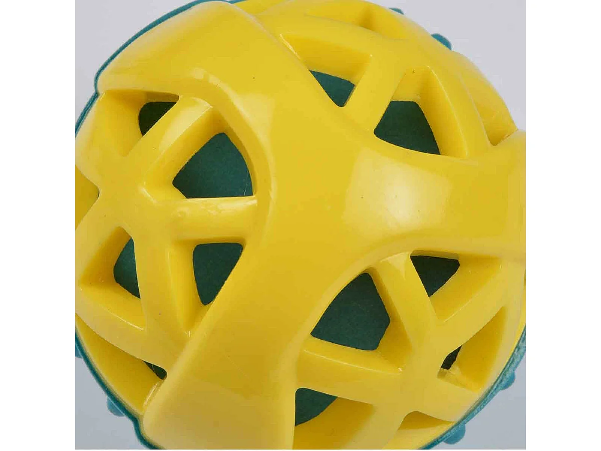 Jouet pour Chien Balle "Géométrique" 9cm Bleu