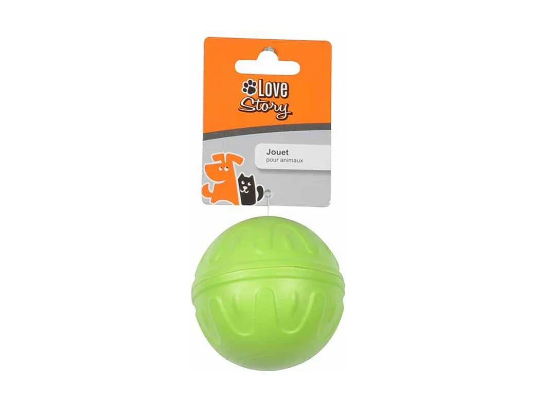 Jouet pour Chien "Balle Fitness Eva" 7cm Vert
