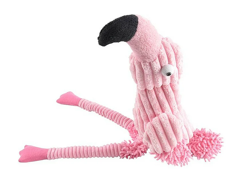 Peluche pour Chien "Flamant Rose" 46cm Rose