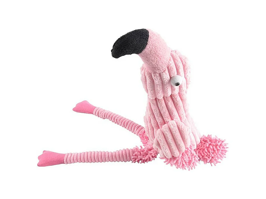 Peluche pour Chien "Flamant Rose" 46cm Rose