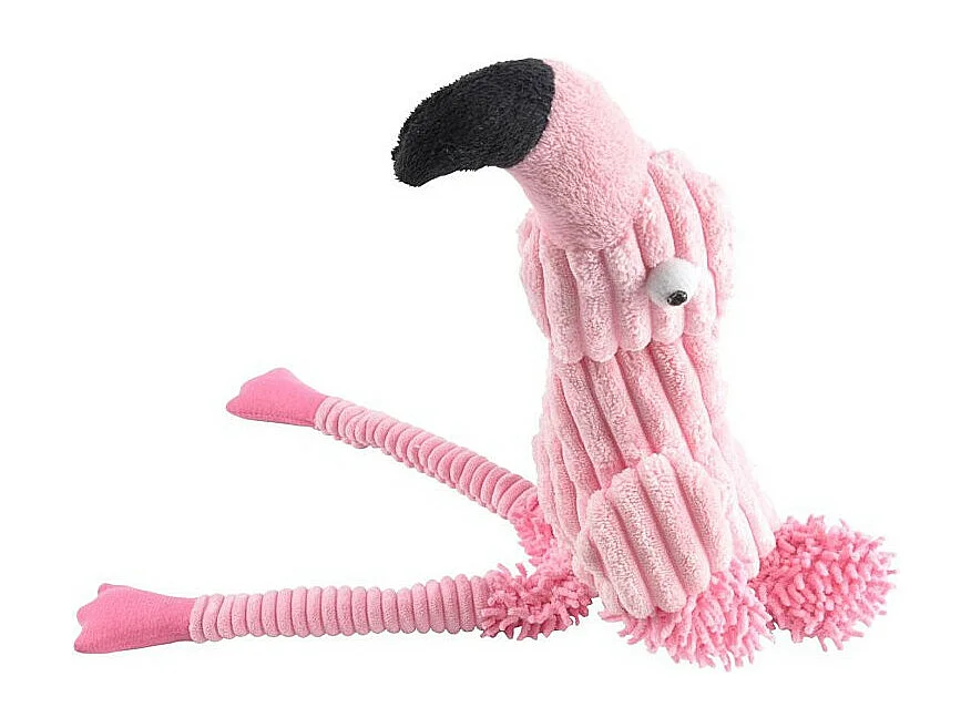 Peluche pour Chien "Flamant Rose" 46cm Rose