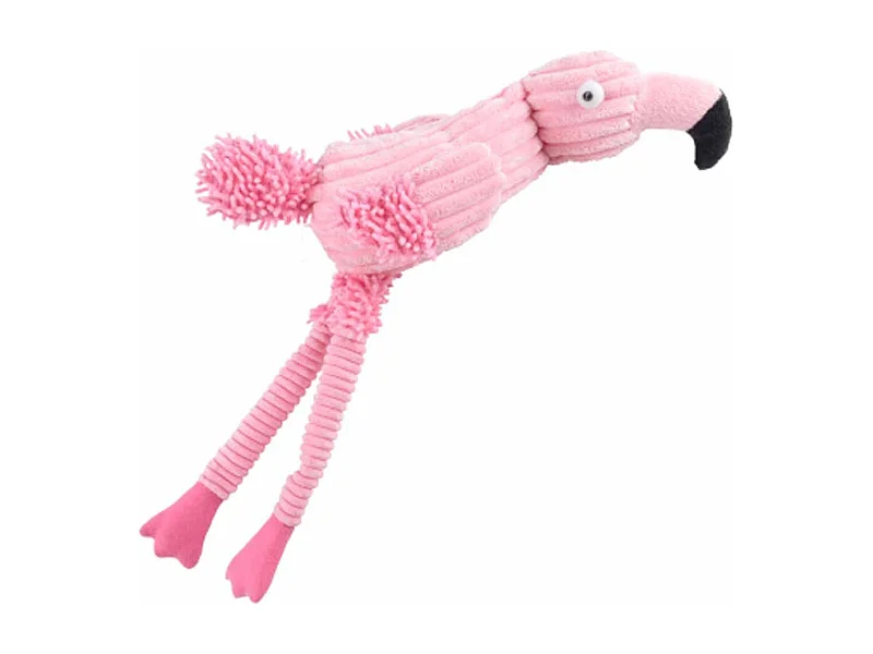 Peluche pour Chien "Flamant Rose" 46cm Rose