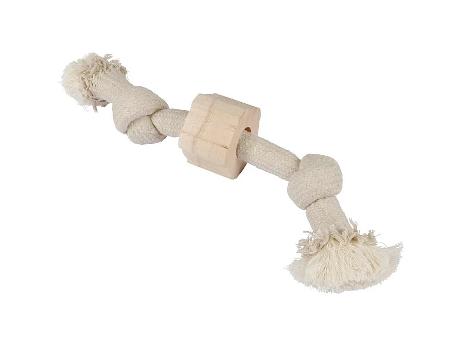 Jouet pour Chien "Corde 2 Nœuds" 30cm Naturel