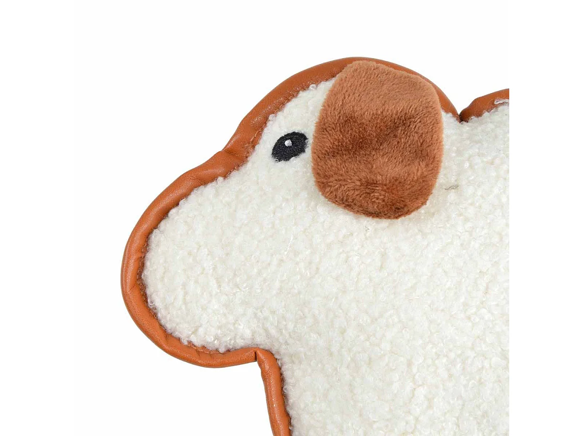 Jouet Peluche Mouton pour Chien "Wooly" 24cm Écru