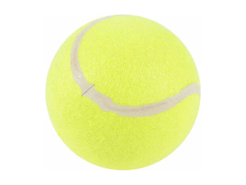 Jouet pour Chien "Balle de Tennis" 13cm Jaune