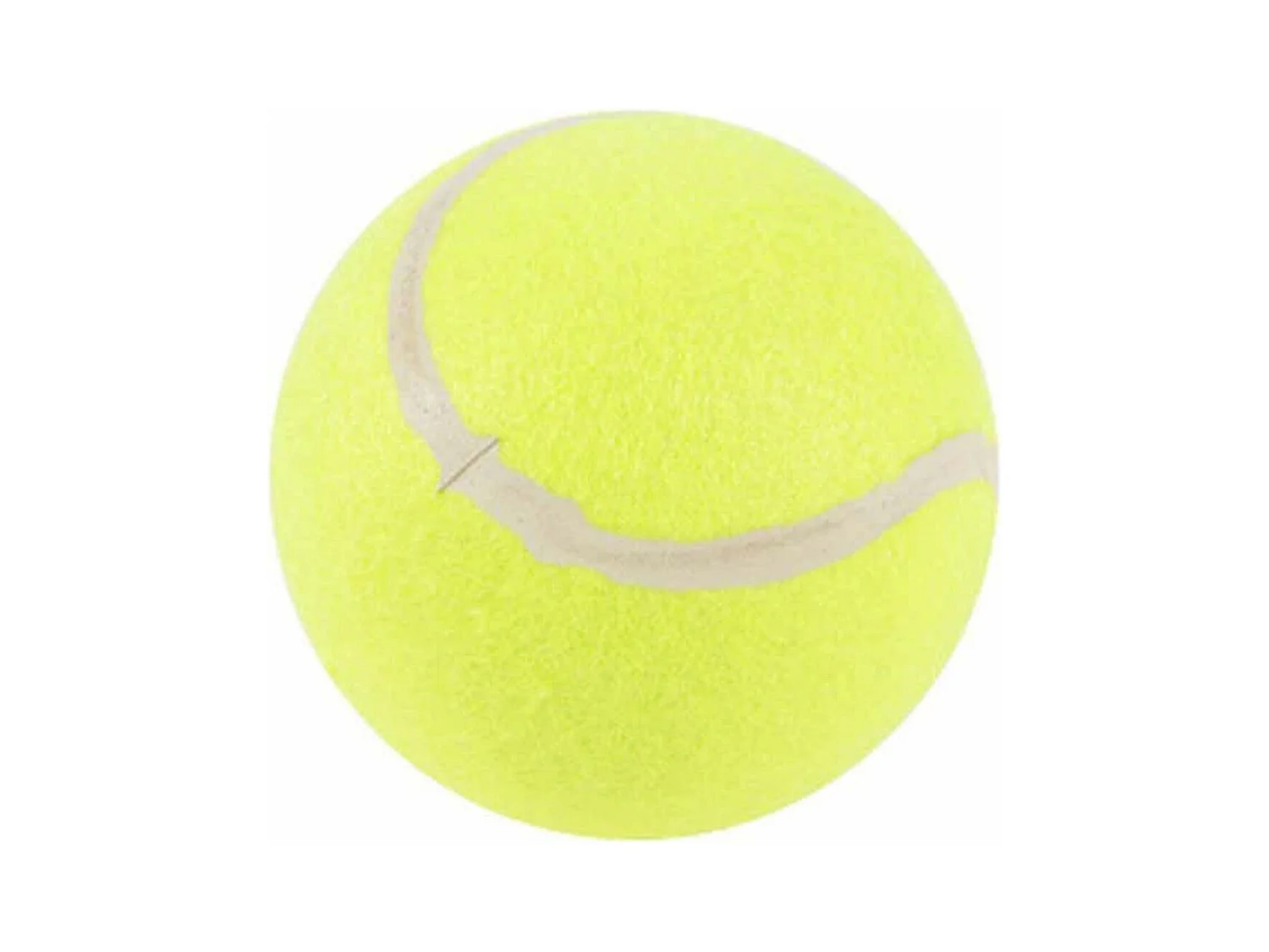 Jouet pour Chien "Balle de Tennis" 13cm Jaune