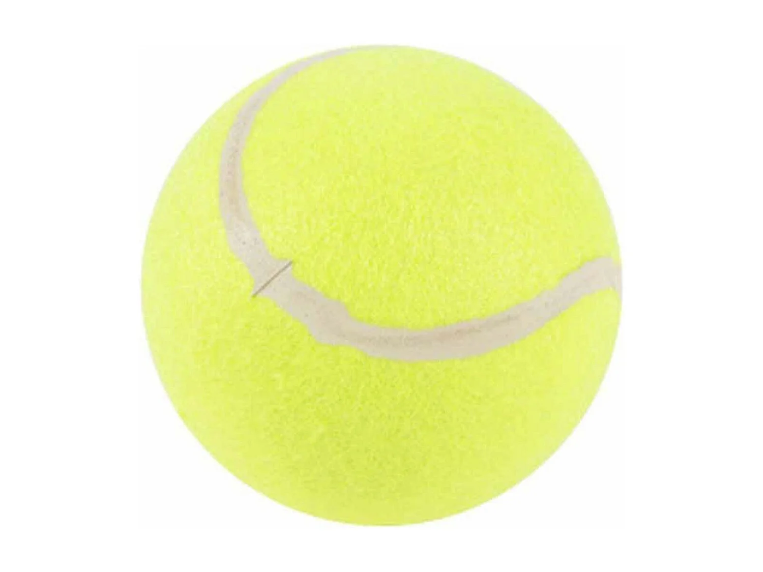 Jouet pour Chien "Balle de Tennis" 13cm Jaune