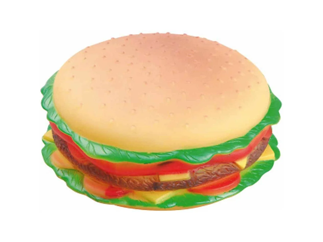 Jouet pour Chien "Hamburger" 16cm Multicolore