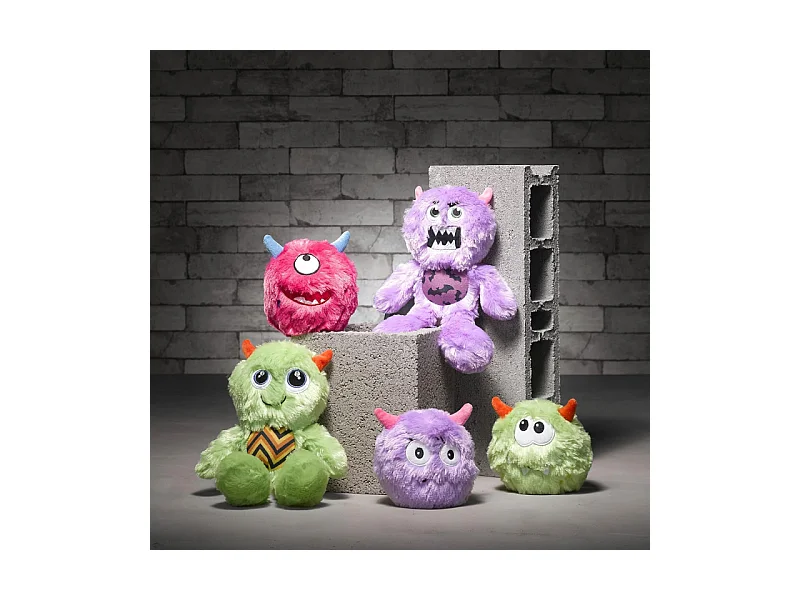 Jouet pour Chien "Léo le Monstre" 31cm Violet