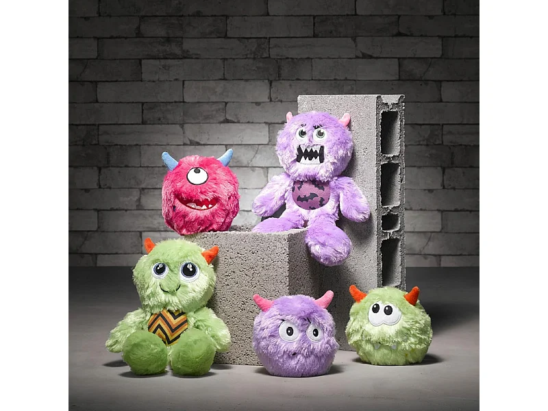 Jouet pour Chien "Léo le Monstre" 31cm Violet