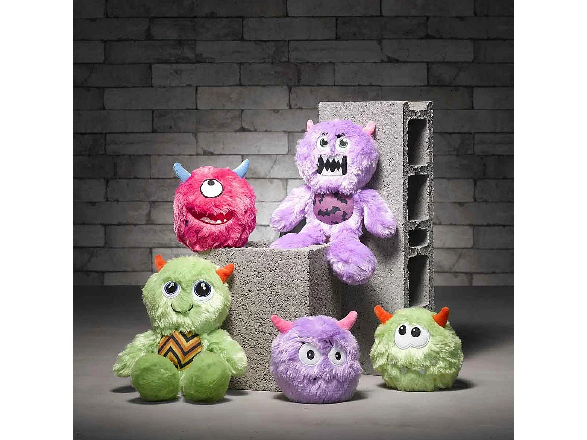 Jouet pour Chien "Léo le Monstre" 31cm Violet